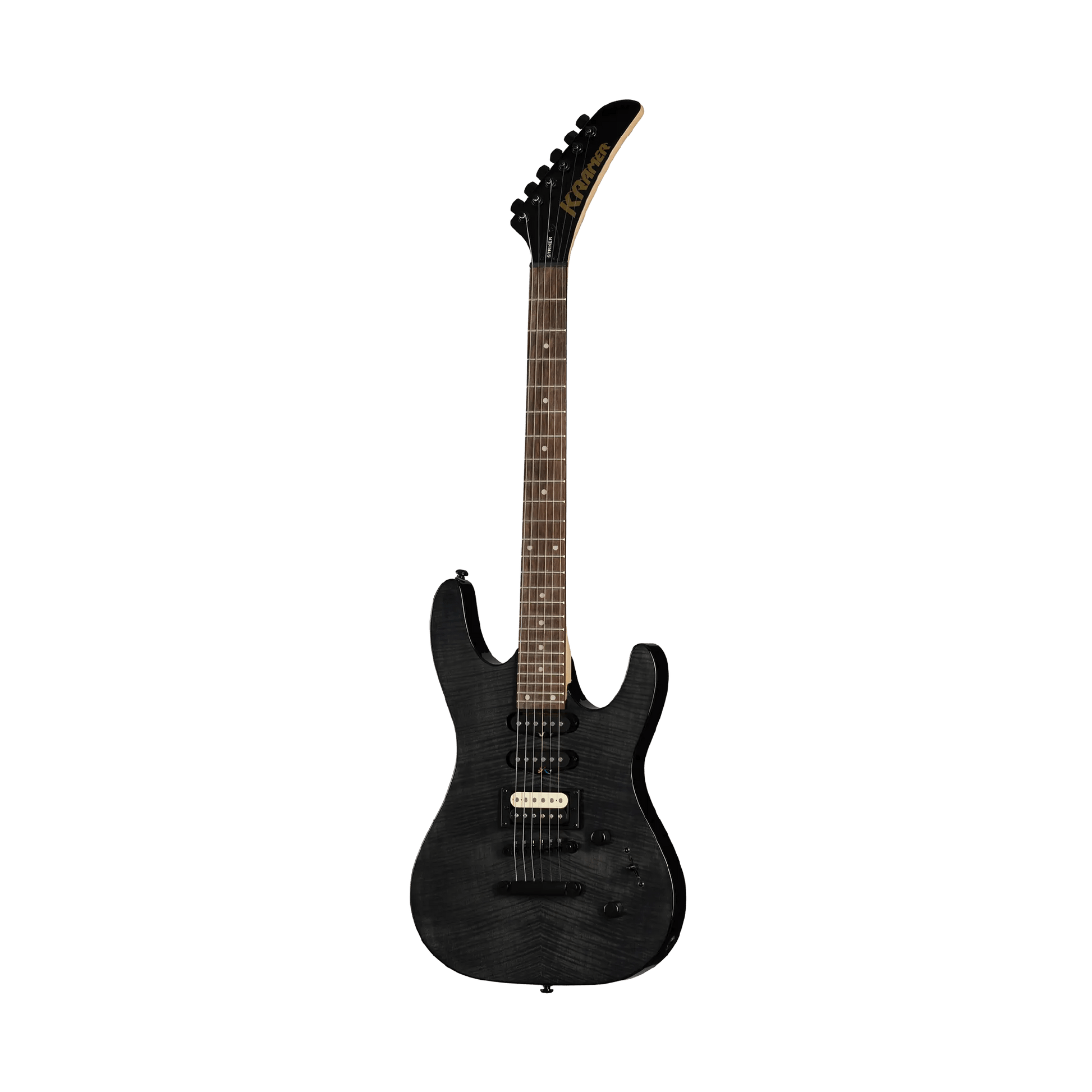 Kramer Striker Figured HSS Transparent Black Electric Guitar Electric Guitars Kramer Art of Guitar