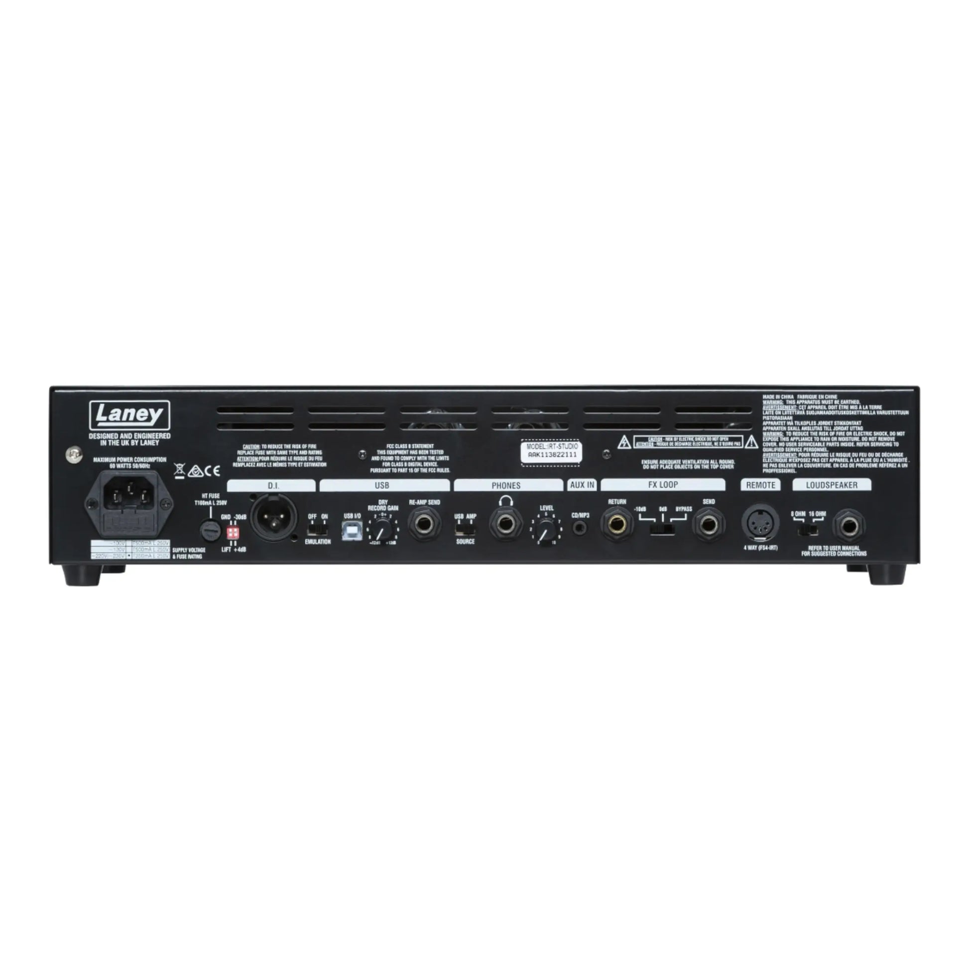 Laney Ironheart IRT-Studio All tube guitar head - 15W - USB Interface Amplifier Head Art of Guitar Art of Guitar