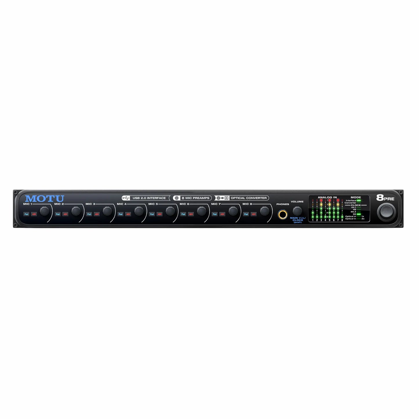 MOTU 8 Pre Audio Interface Audio Interface MOTU Art of Guitar