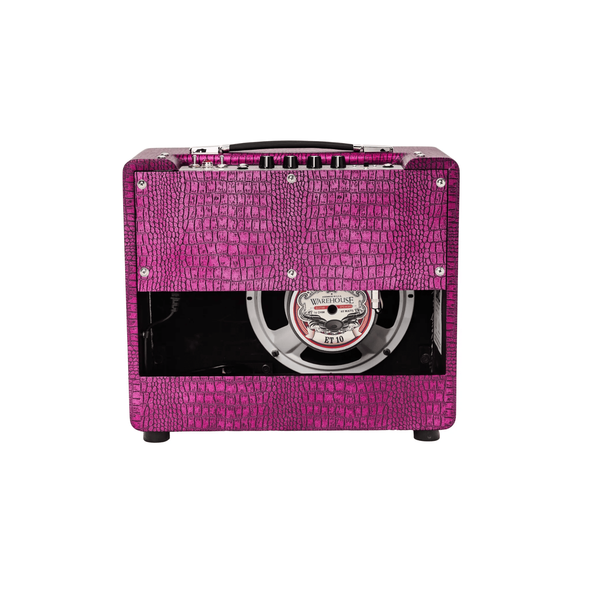 Magnatone Billy Gibbons Signature Baby M-80 - 1x10 Combo Chrome Grape Electric Guitar Amplifiers Magnatone Art of Guitar