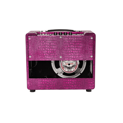 Magnatone Billy Gibbons Signature Baby M-80 - 1x10 Combo Chrome Grape Electric Guitar Amplifiers Magnatone Art of Guitar