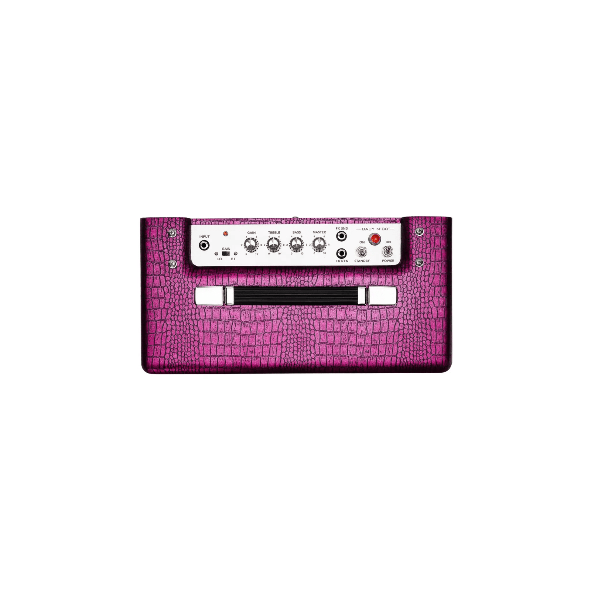 Magnatone Billy Gibbons Signature Baby M-80 - 1x10 Combo Chrome Grape Electric Guitar Amplifiers Magnatone Art of Guitar