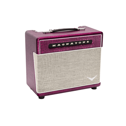 Magnatone Billy Gibbons Signature Baby M-80 - 1x10 Combo Chrome Grape Electric Guitar Amplifiers Magnatone Art of Guitar