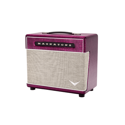 Magnatone Billy Gibbons Signature Baby M-80 - 1x10 Extension Cabinet Head Chrome Grape Electric Guitar Amplifiers Magnatone Art of Guitar