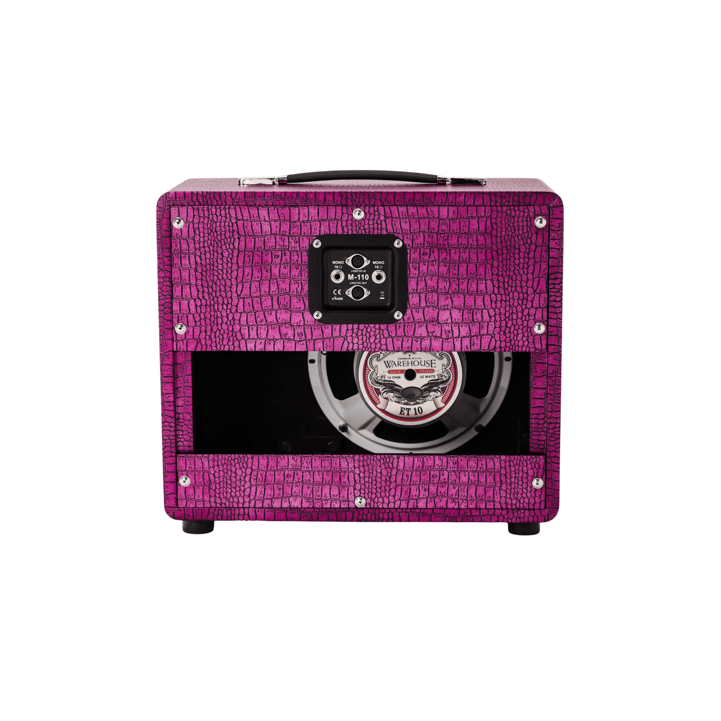Magnatone Billy Gibbons Signature Baby M-80 - 1x10 Extension Cabinet Head Chrome Grape Electric Guitar Amplifiers Magnatone Art of Guitar