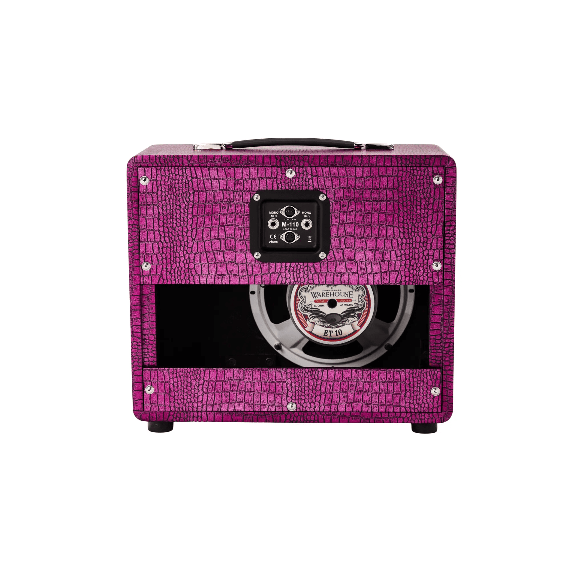 Magnatone Billy Gibbons Signature Baby M-80 - 1x10 Extension Cabinet Head Chrome Grape Electric Guitar Amplifiers Magnatone Art of Guitar