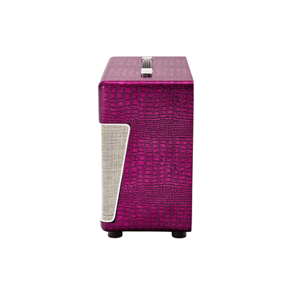 Magnatone Billy Gibbons Signature Baby M-80 - 1x10 Extension Cabinet Head Chrome Grape Electric Guitar Amplifiers Magnatone Art of Guitar
