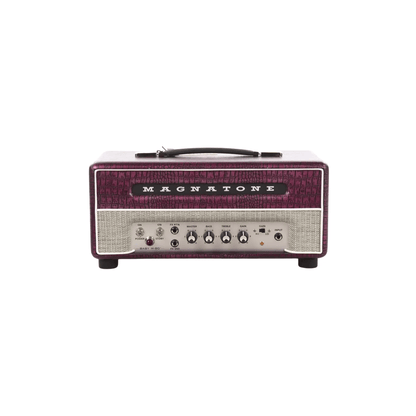 Magnatone Billy Gibbons Signature Baby M-80 Head Chrome Grape Electric Guitar Amplifiers Magnatone Art of Guitar