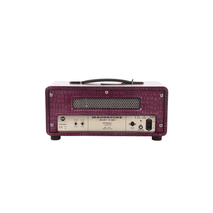 Magnatone Billy Gibbons Signature Baby M-80 Head Chrome Grape Electric Guitar Amplifiers Magnatone Art of Guitar