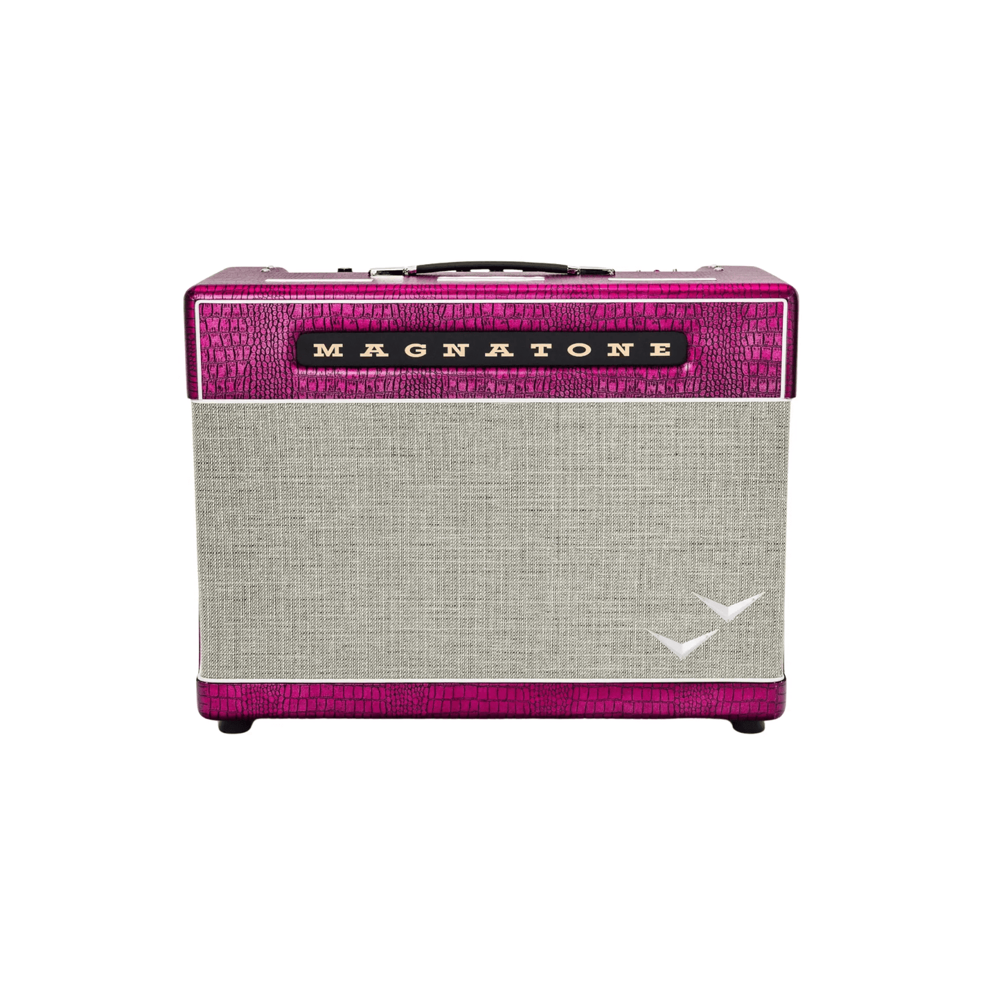 Magnatone Billy Gibbons Signature M-80 2×12 Combo Chrome Grape Electric Guitar Amplifiers Magnatone Art of Guitar