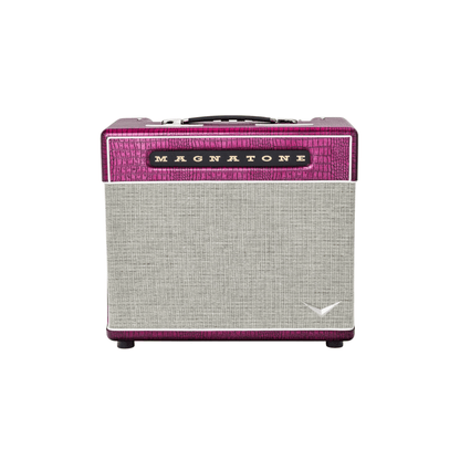 Magnatone Billy Gibbons Signature Super Fifteen - 1x12 Combo Chrome Grape Electric Guitar Amplifiers Magnatone Art of Guitar
