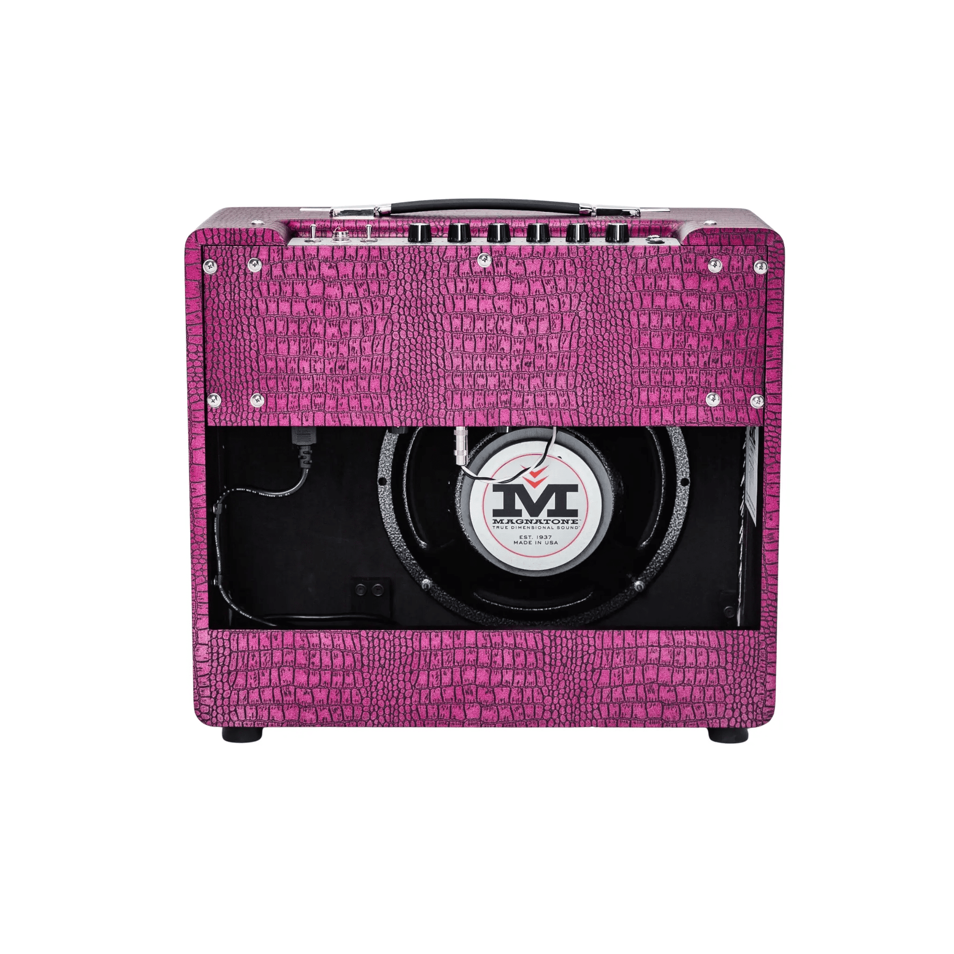 Magnatone Billy Gibbons Signature Super Fifteen - 1x12 Combo Chrome Grape Electric Guitar Amplifiers Magnatone Art of Guitar