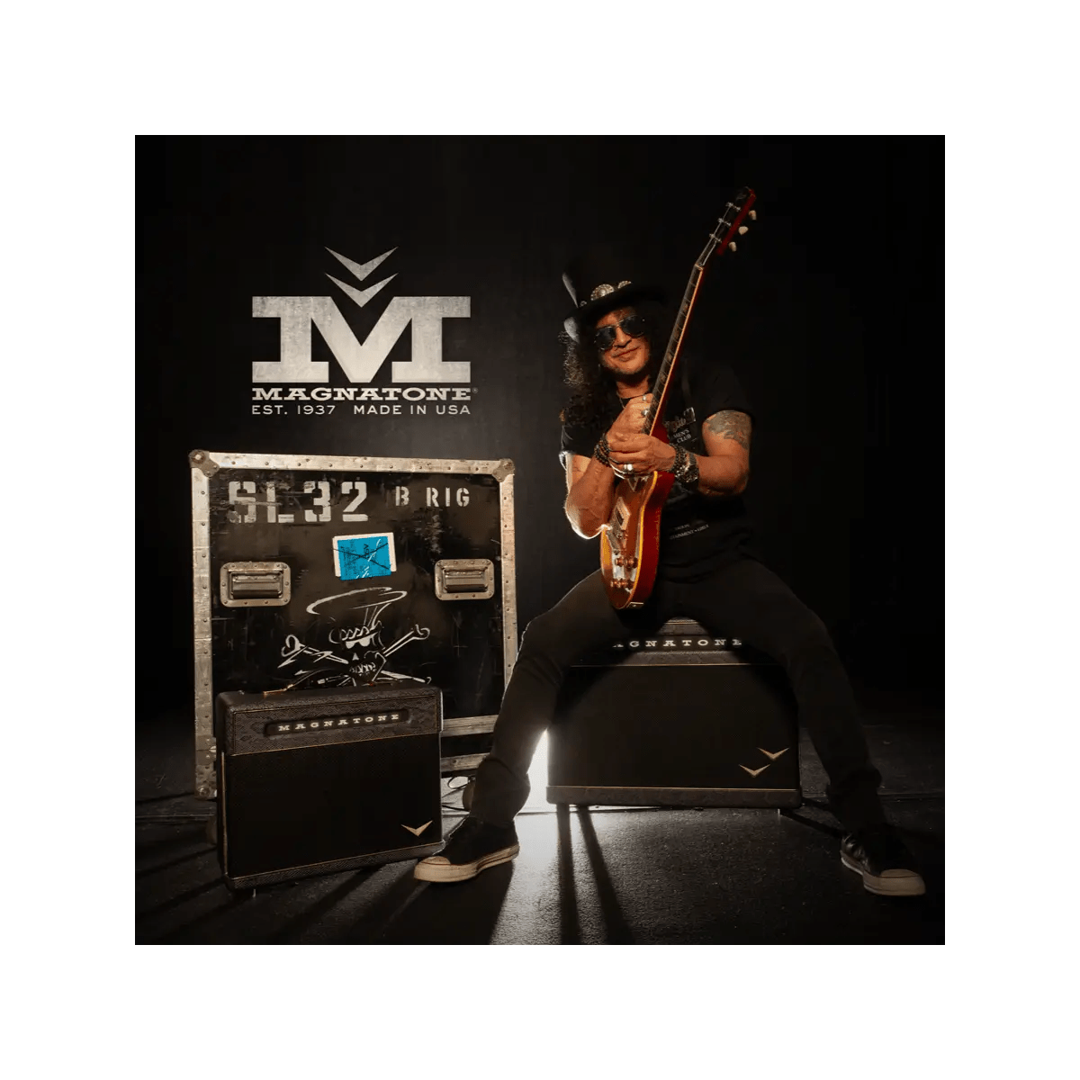 Magnatone Slash Signature SL-100 Purple Python Edition Guitar Amplifiers Magnatone Art of Guitar