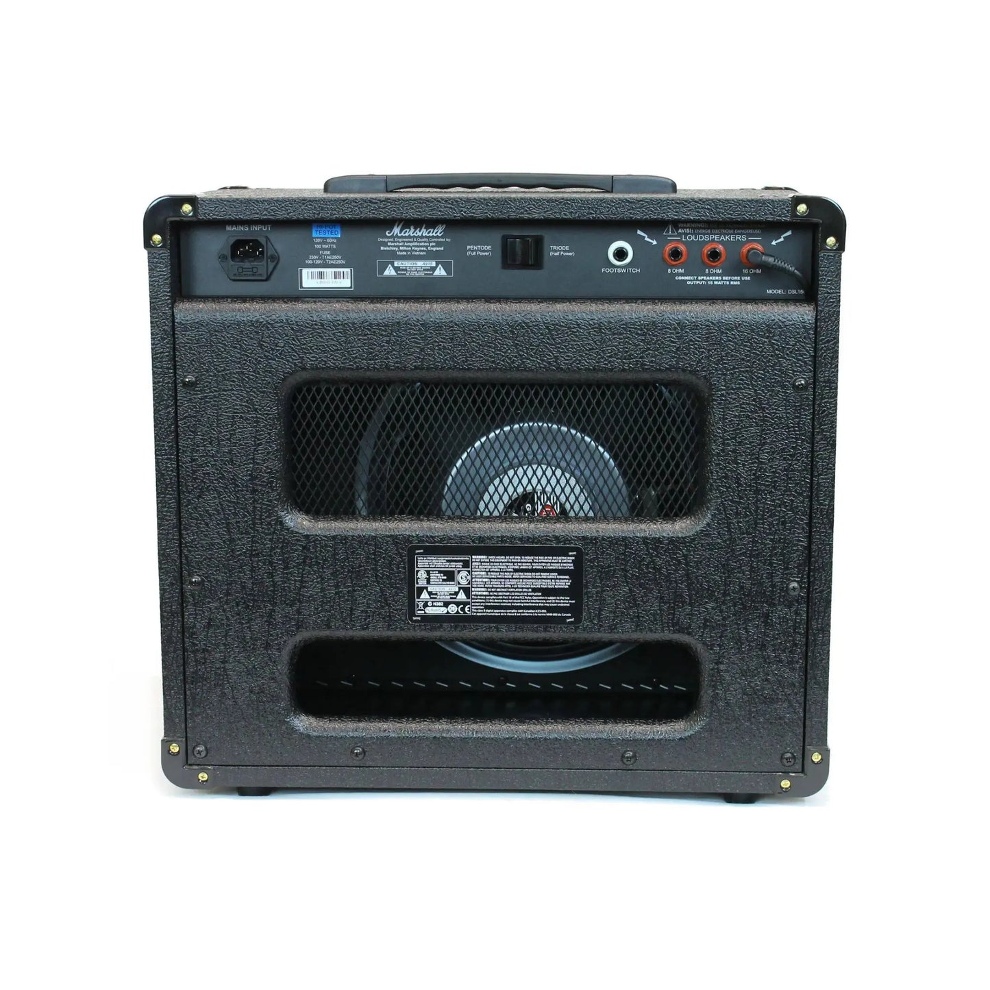 Marshall DSL15C 15W 1x12" All-Tube Guitar Combo Amplifier - (Re-Loved) Electric Guitar Amplifiers Marshall Art of Guitar