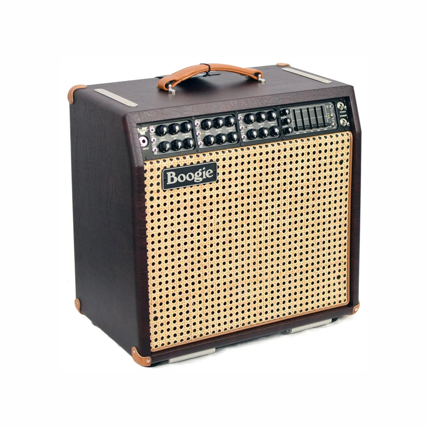 Mesa Boogie Mark VII 1x12 Custom Combo Amplifier, Wine Taurus Vinyl, Wicker Grille Electric Guitar Amplifiers Mesa Boogie Art of Guitar