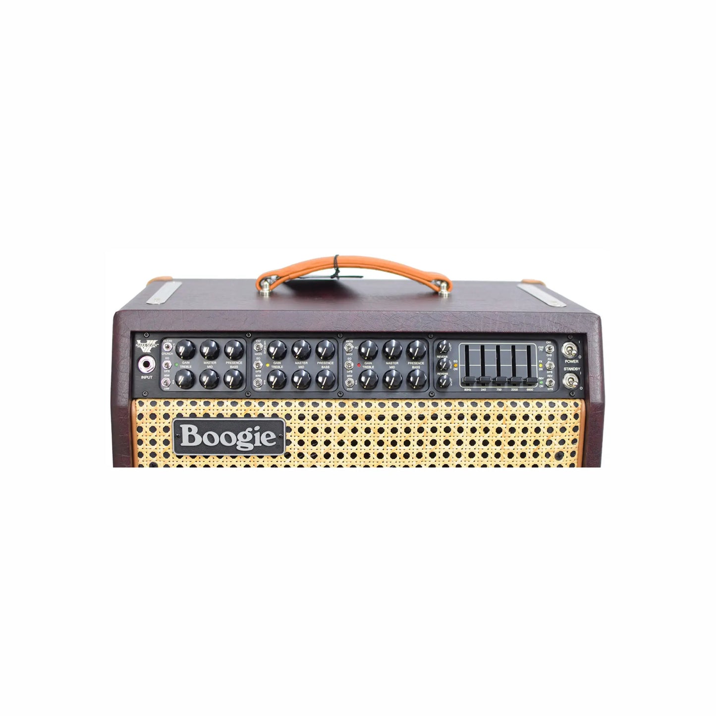 Mesa Boogie Mark VII 1x12 Custom Combo Amplifier, Wine Taurus Vinyl, Wicker Grille Electric Guitar Amplifiers Mesa Boogie Art of Guitar