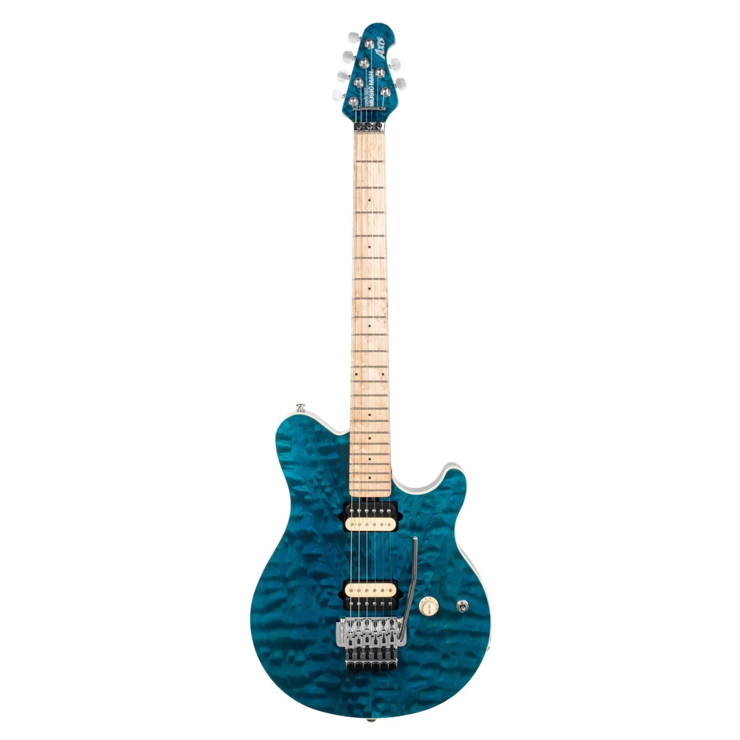 Music Man Axis 30th Anniversary Electric Guitar - Translucent Blue Quilt Electric Guitars Music Man Art of Guitar