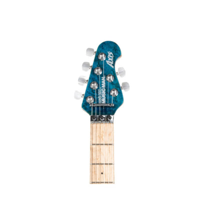 Music Man Axis 30th Anniversary Electric Guitar - Translucent Blue Quilt Electric Guitars Music Man Art of Guitar