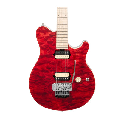 Music Man Axis 30th Anniversary Limited Edition Electric Guitar - Translucent Red Quilt  Art of Guitar Art of Guitar