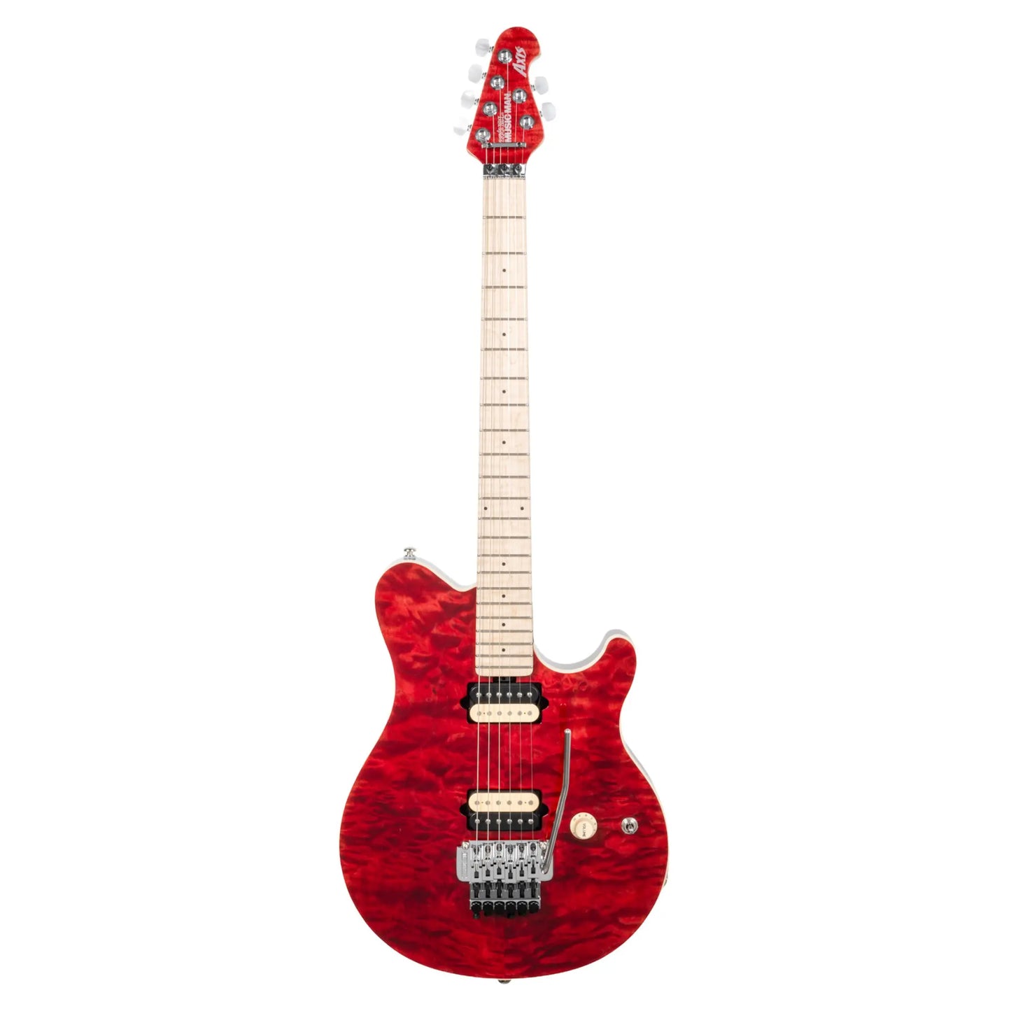 Music Man Axis 30th Anniversary Limited Edition Electric Guitar - Translucent Red Quilt  Art of Guitar Art of Guitar