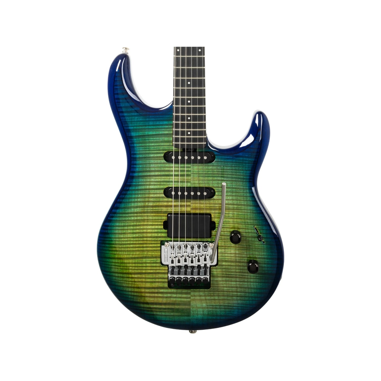 Music Man BFR Luke 4 HSS Floyd Rose Green Tide  Electric Guitar Electric Guitars Music Man Art of Guitar