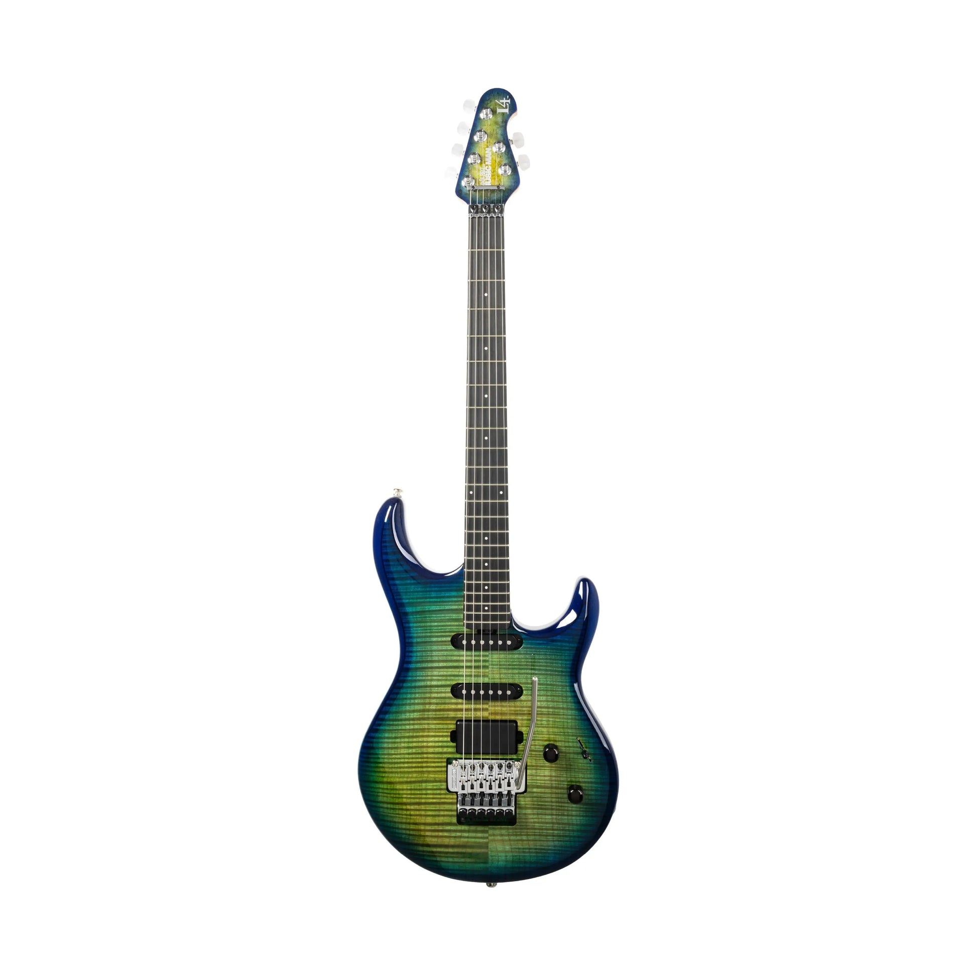 Music Man BFR Luke 4 HSS Floyd Rose Green Tide  Electric Guitar Electric Guitars Music Man Art of Guitar