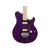 Music Man BFR Nitro Axis Quilt Translucent Purple ernie ball