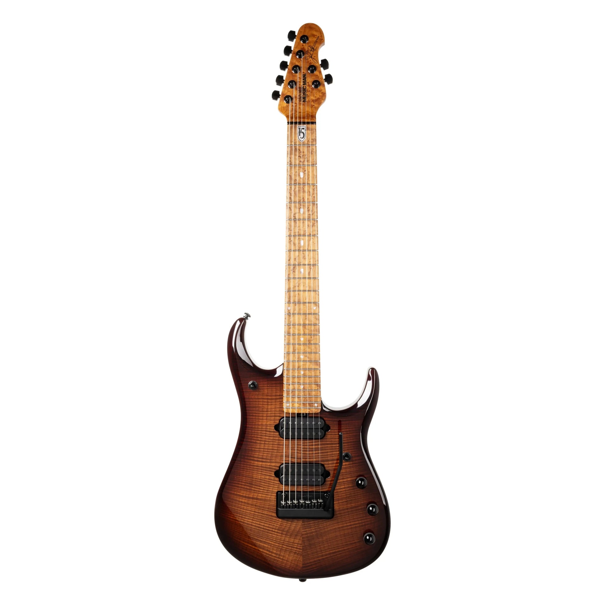 Music Man JP15 7 String - Amber Waves Flame Electric Guitars Music Man Art of Guitar