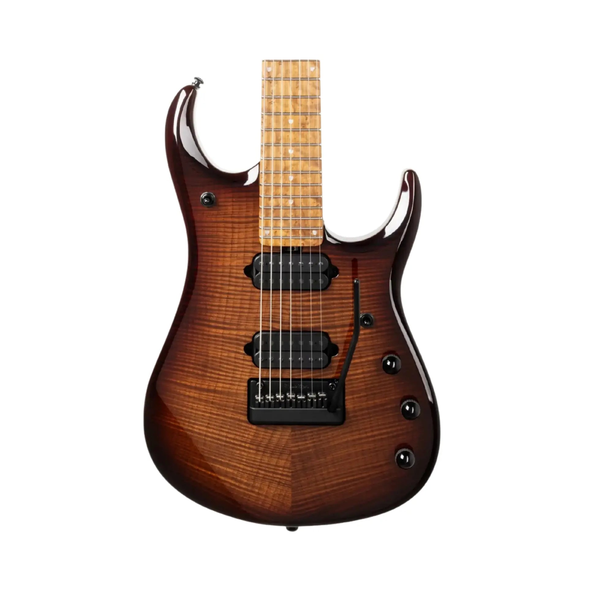 Music Man JP15 7 String - Amber Waves Flame Electric Guitars Music Man Art of Guitar