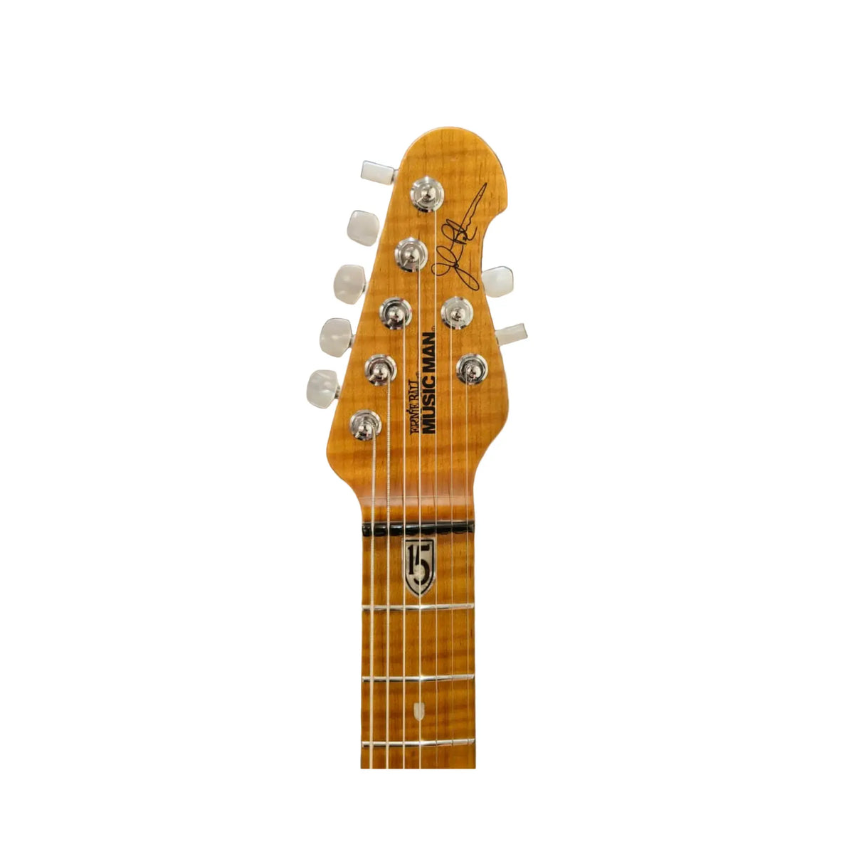 Music Man JP15 7-String Electric Guitar – Tiger Eye Quilt Maple - (Re-Loved) Electric Guitars Music Man Art of Guitar