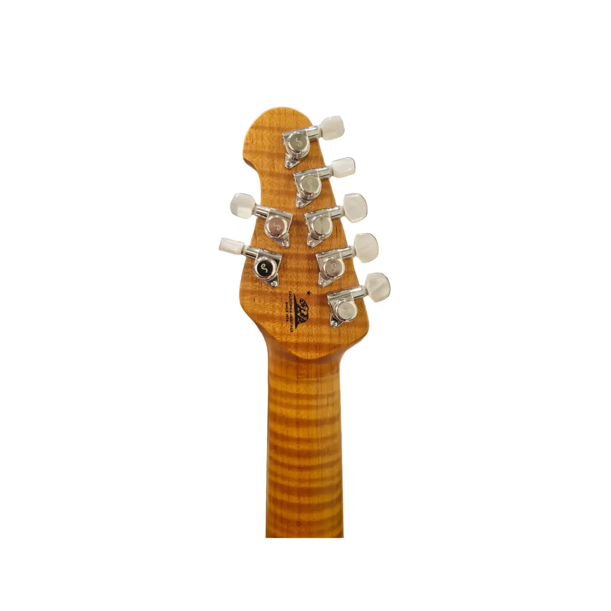 Music Man JP15 7-String Electric Guitar – Tiger Eye Quilt Maple - (Re-Loved) Electric Guitars Music Man Art of Guitar