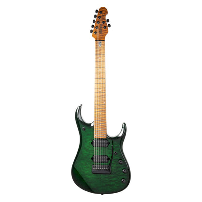 Music Man JP15 7 String - Green Tiger Eye Quilt Electric Guitars Music Man Art of Guitar