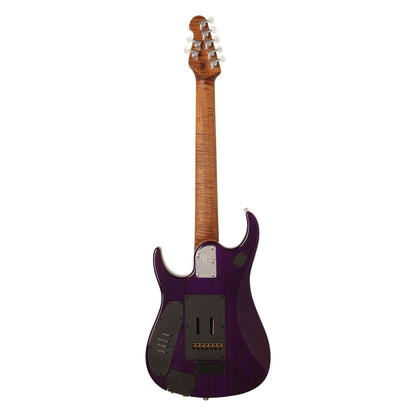 Music Man JP15 7 String - Purple Nebula Flame Top Electric Guitars Music Man Art of Guitar