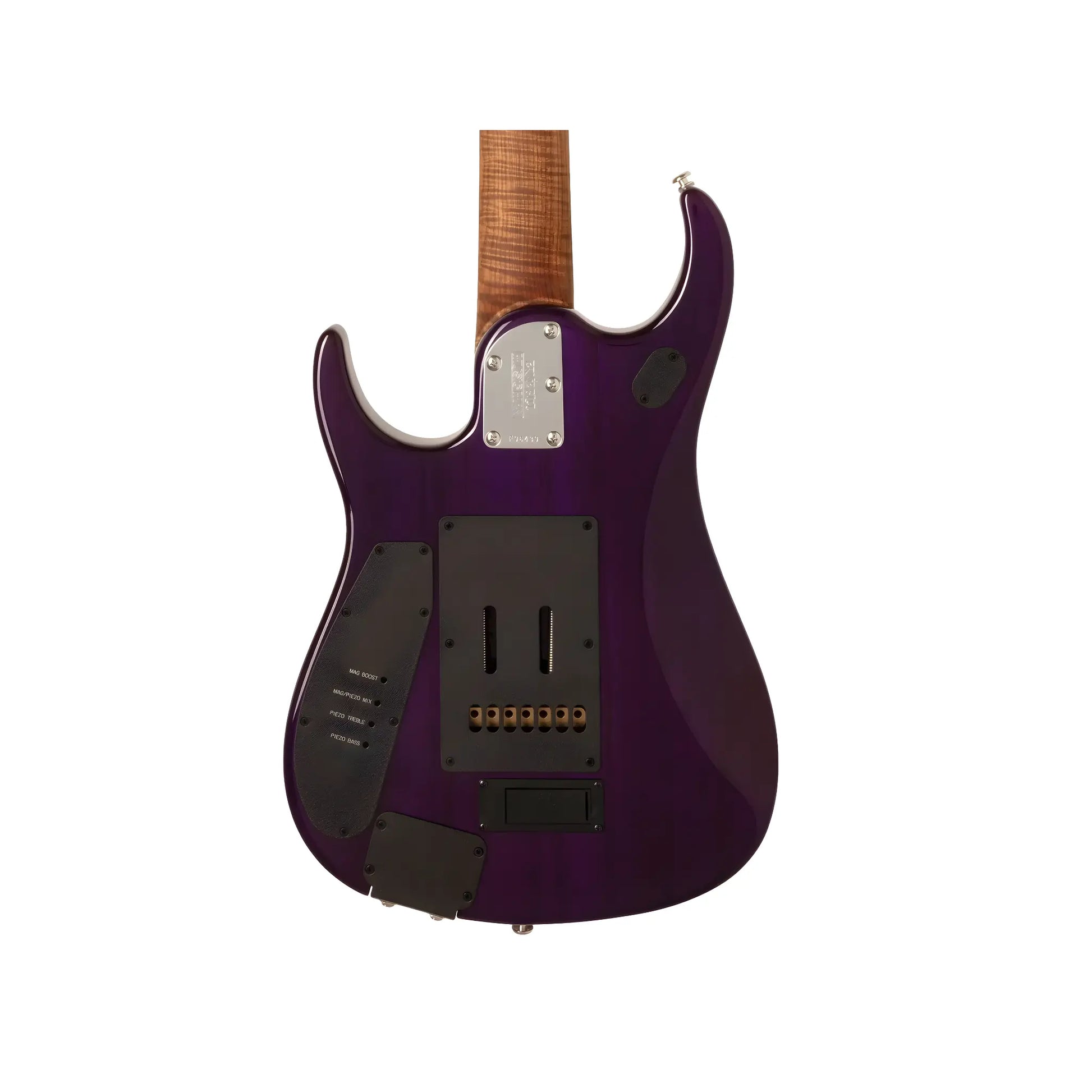 Music Man JP15 7 String - Purple Nebula Flame Top Electric Guitars Music Man Art of Guitar