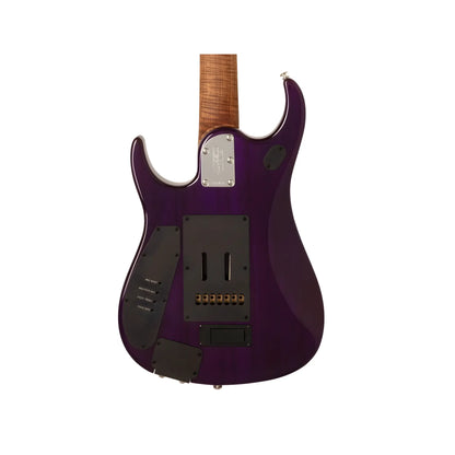 Music Man JP15 7 String - Purple Nebula Flame Top Electric Guitars Music Man Art of Guitar