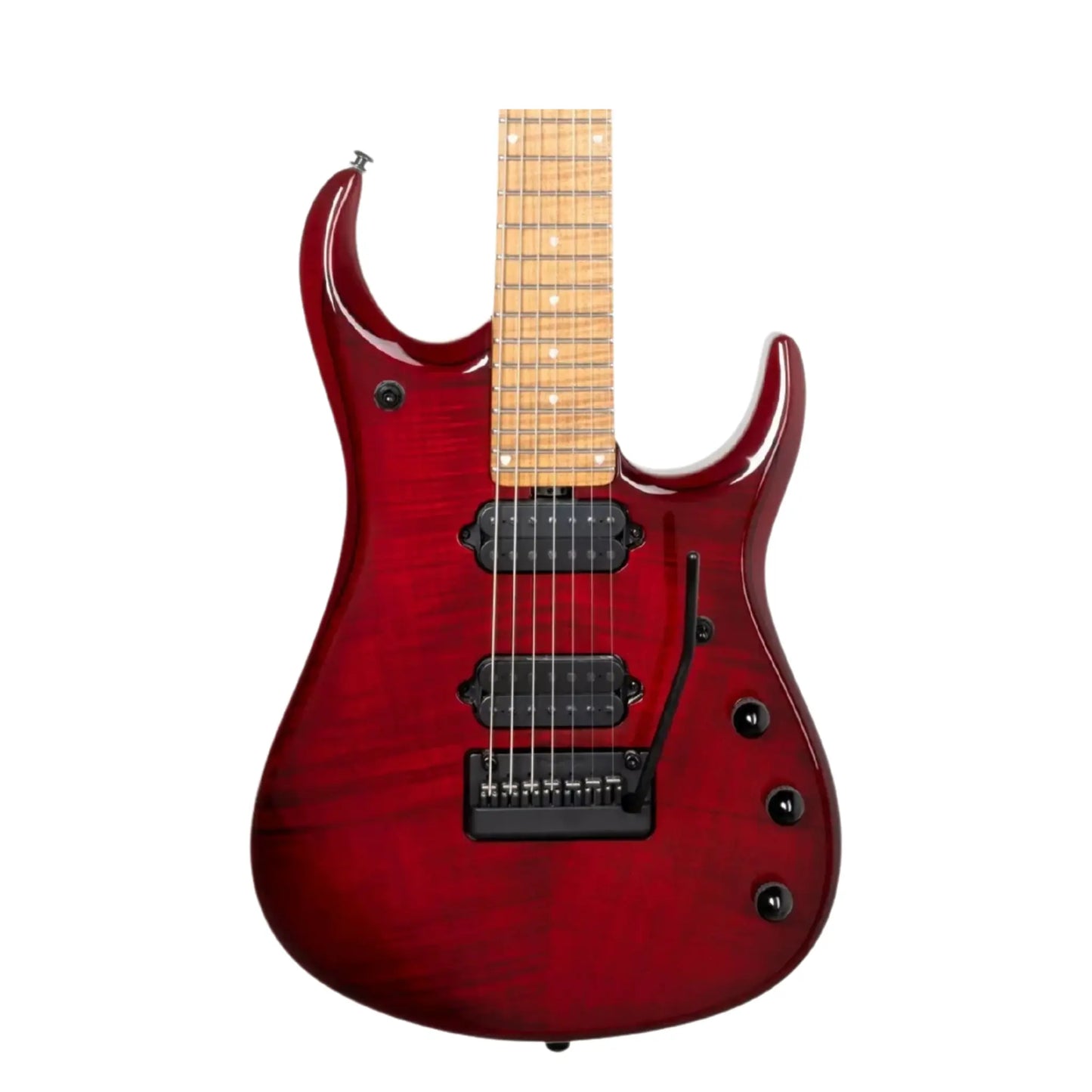 Music Man JP15 7 String - Red Tide Flame Electric Guitars Music Man Art of Guitar