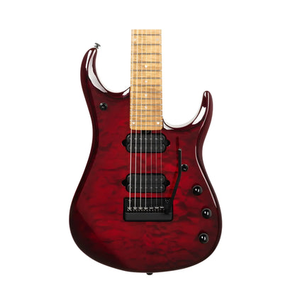 Music Man JP15 7 String - Red Tide Quilt Electric Guitars Music Man Art of Guitar