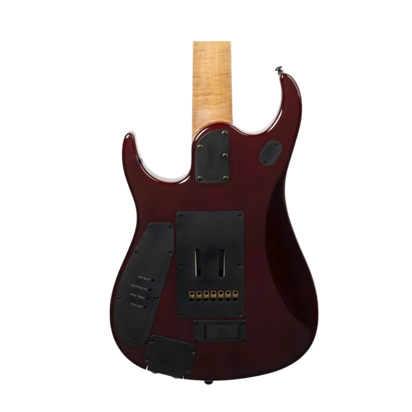 Music Man JP15 7 String - Red Tide Quilt Electric Guitars Music Man Art of Guitar