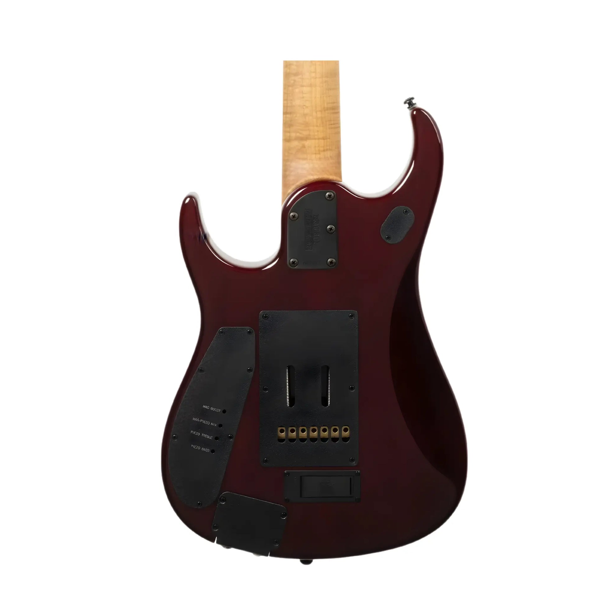 Music Man JP15 7 String - Red Tide Quilt Electric Guitars Music Man Art of Guitar