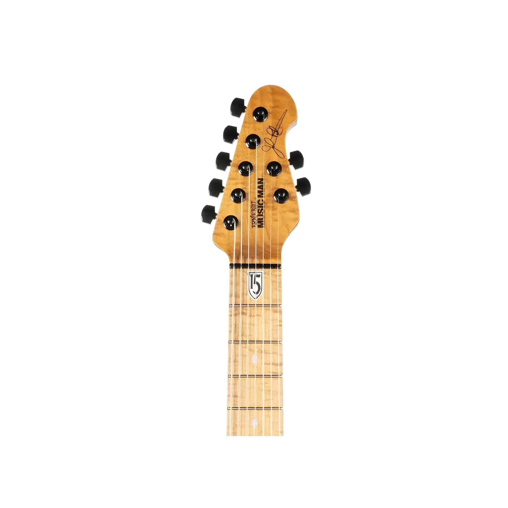Music Man JP15 7 String - Red Tide Quilt Electric Guitars Music Man Art of Guitar