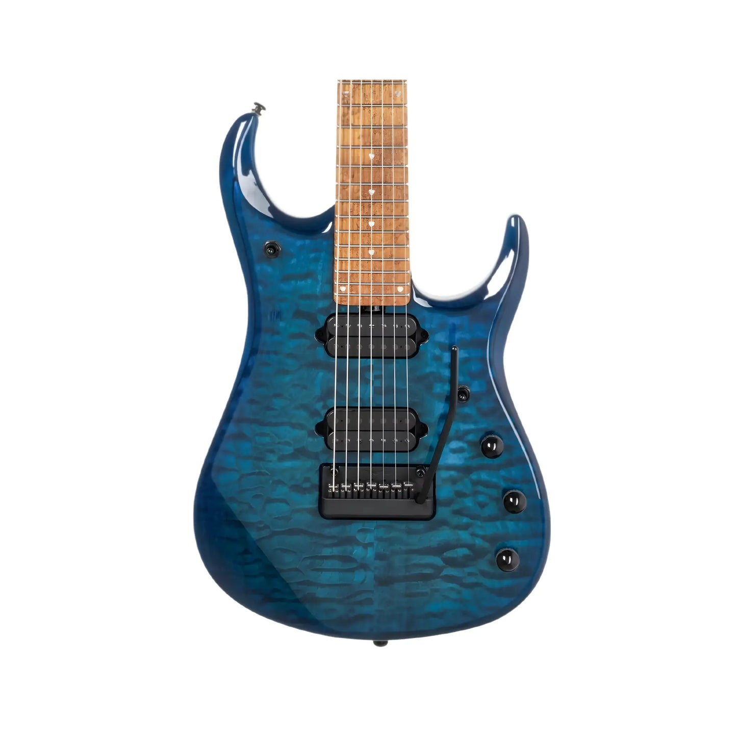 Music Man JP15 7 String - Ultramarine Quilt Electric Guitars Music Man Art of Guitar