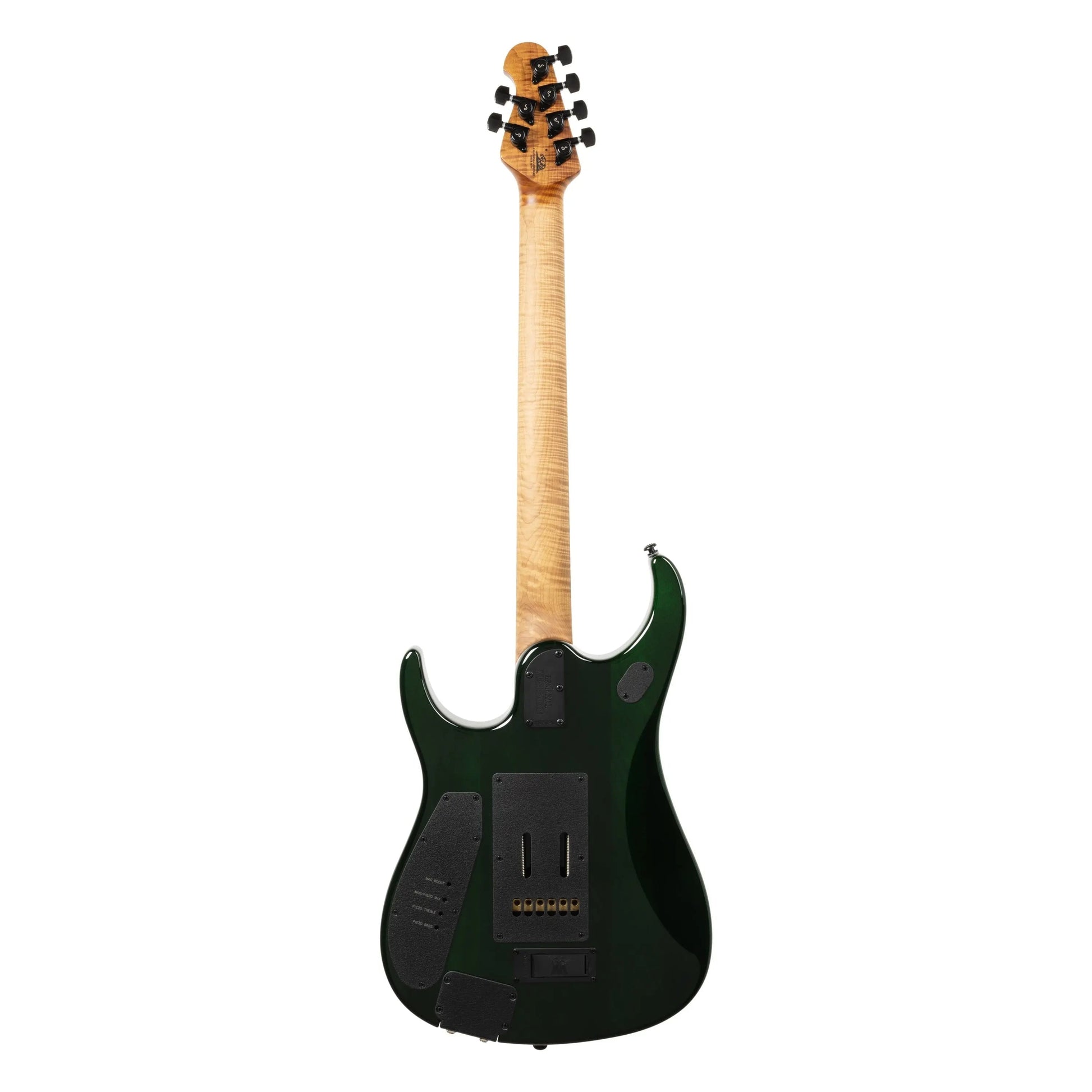 Music Man JP15 - Green Tiger Eye Flame Electric Guitars Music Man Art of Guitar