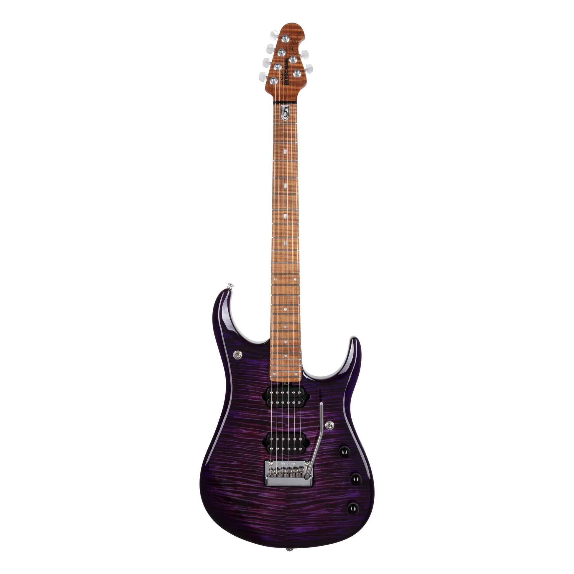 Music Man JP15 - Purple Nebula Flame Top Electric Guitars Music Man Art of Guitar