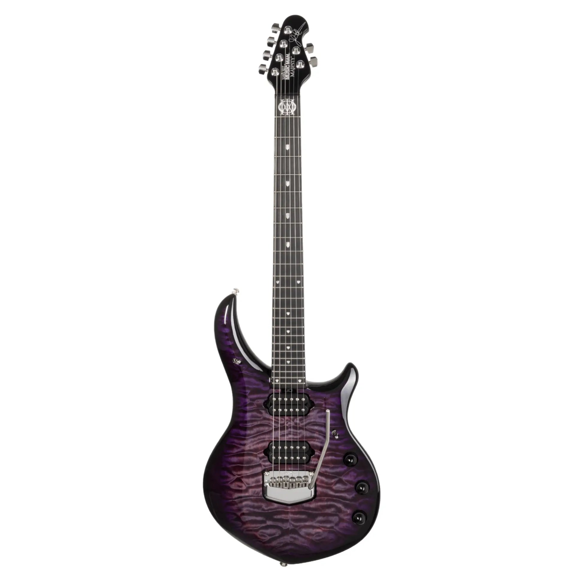 Music Man Premium Select John Petrucci Signature Majesty 6 Electric Guitar - Purple Nebula Quilt Electric Guitars Music Man Art of Guitar