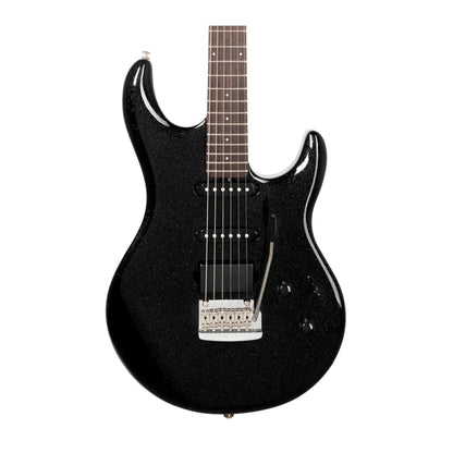Music Man Steve Lukather Signature Luke 4 HSS Electric Guitar - Black Sparkle Electric Guitars Music Man Art of Guitar