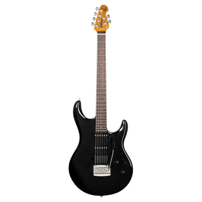 Music Man Steve Lukather Signature Luke 4 HSS Electric Guitar - Black Sparkle Electric Guitars Music Man Art of Guitar