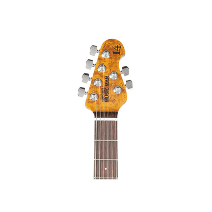 Music Man Steve Lukather Signature Luke 4 HSS Electric Guitar - Black Sparkle Electric Guitars Music Man Art of Guitar