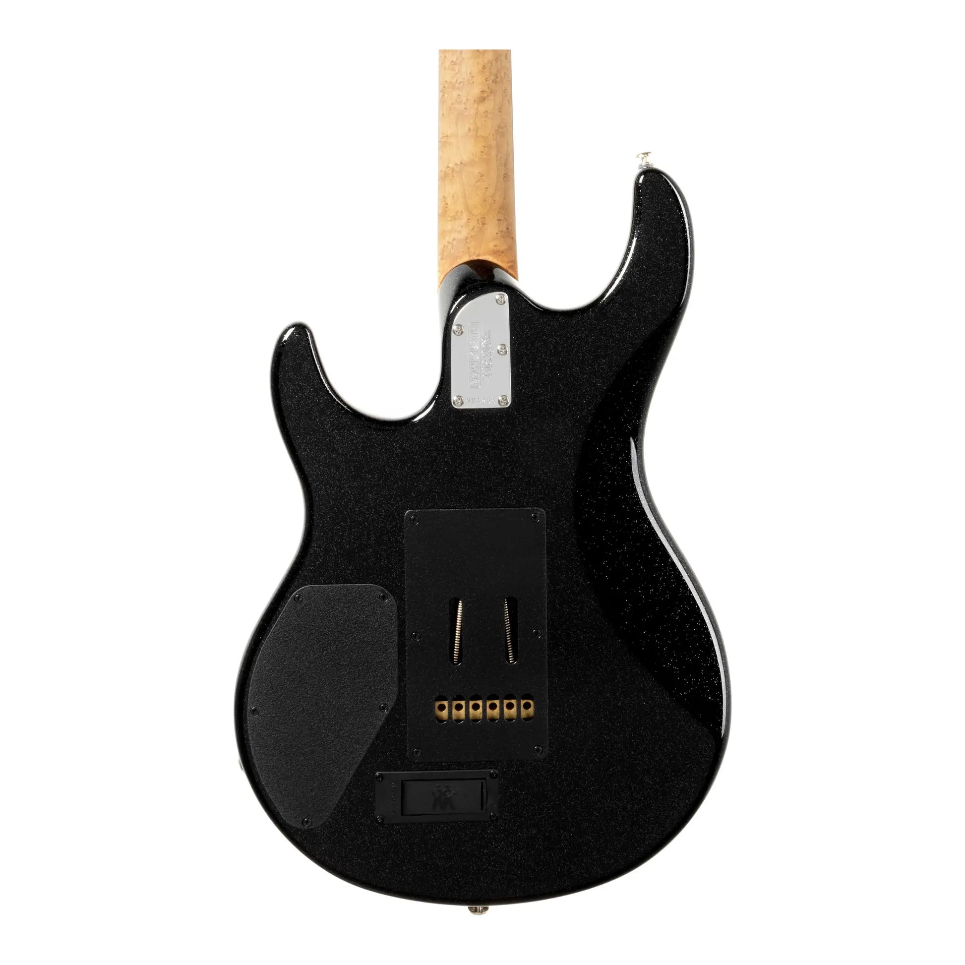 Music Man Steve Lukather Signature Luke 4 HSS Electric Guitar - Black Sparkle Electric Guitars Music Man Art of Guitar