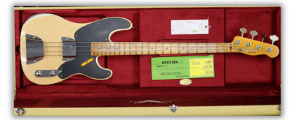 NAMM 2026 Fender Custom Shop 1951 Precision Bass Relic - Super Aged Nocaster Blonde Bass Guitars Fender Art of Guitar