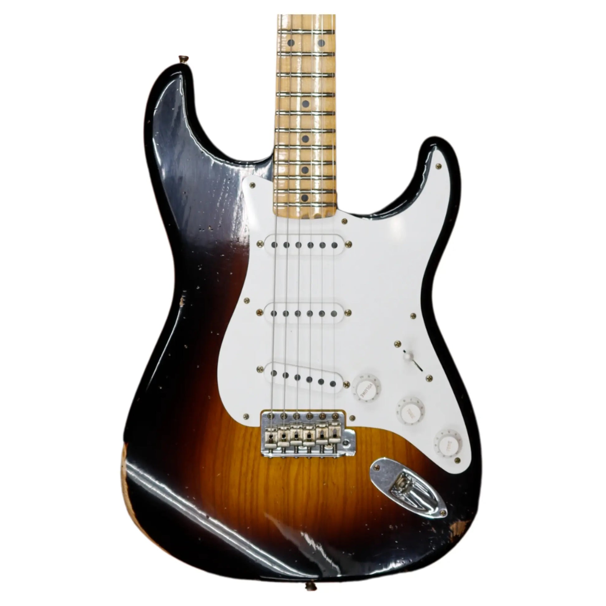 NAMM 2026 Fender Custom Shop 1958 Stratocaster - Relic - Wide Fade 2-Tone Sunburst Electric Guitars Fender Art of Guitar